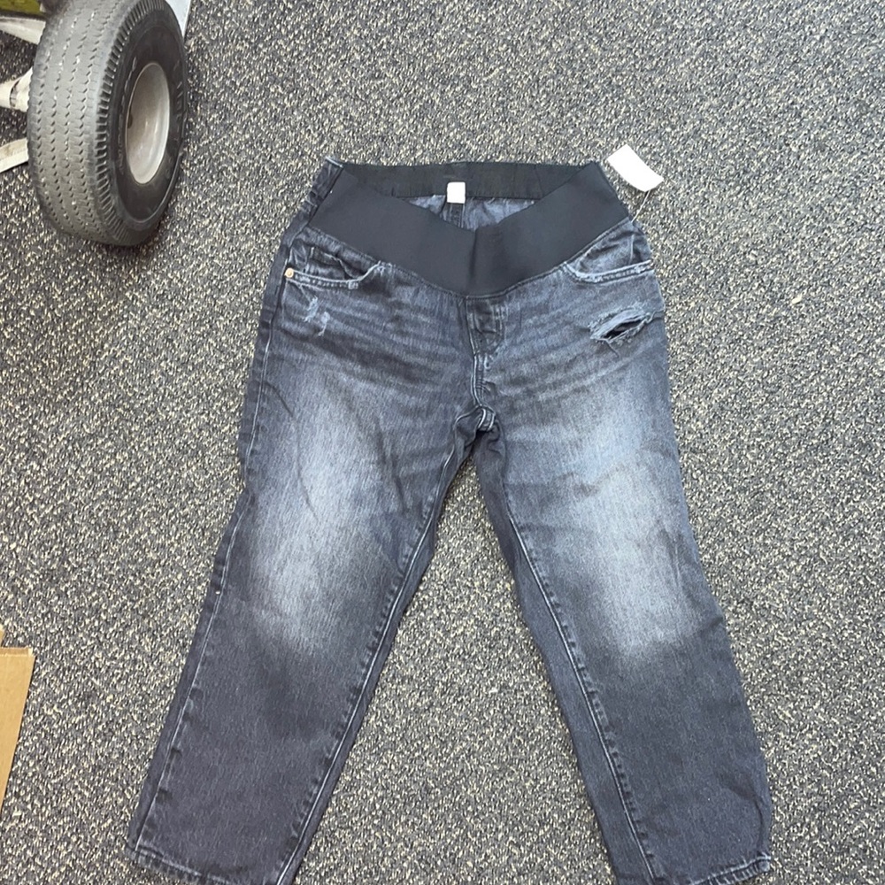 Womens Maternity low panel pants